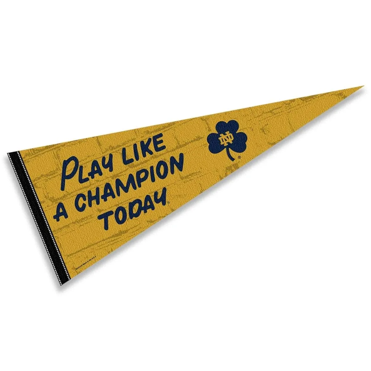 Irish Play Like A Champion NCAA College Pennant