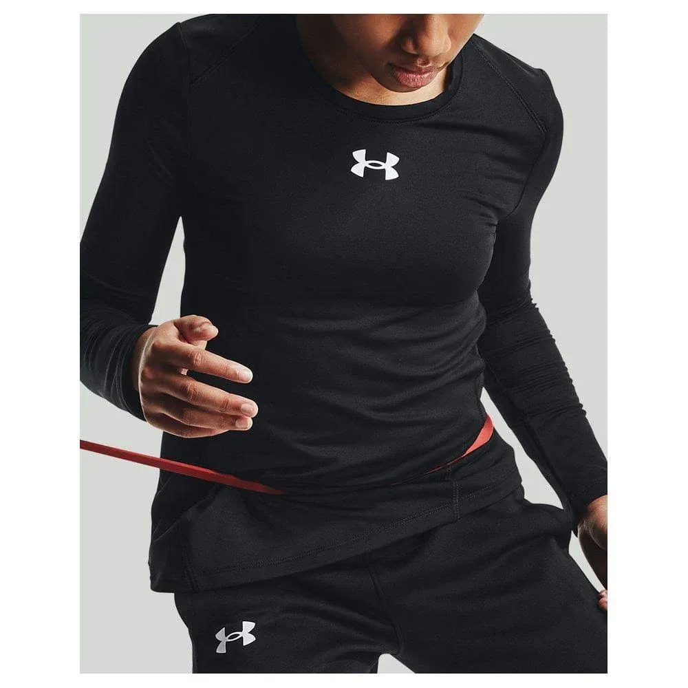 Under Armour Girls' Cozy Long Sleeve Crew Neck T-Shirt