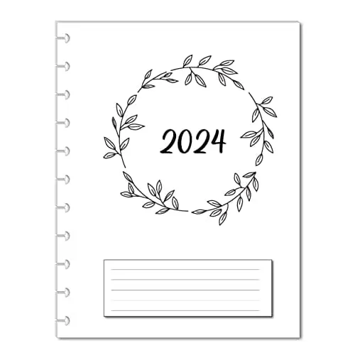 2024 Monthly Planner Calendar Refills