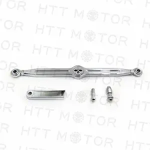 Skull Gear Shift Linkage for Harley CVO Electra Glide Fat Boy Heritage Softail Chrome