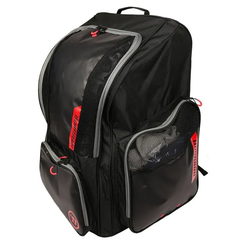 WARRIOR Hockey Pro Wheeled Backpack Bag (Black/Grey)