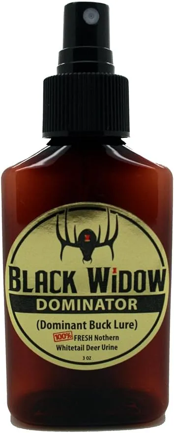 Black Widow Deer Lure Gold Label Northern Dominator Whitetail Buck Urine Deer Attractant