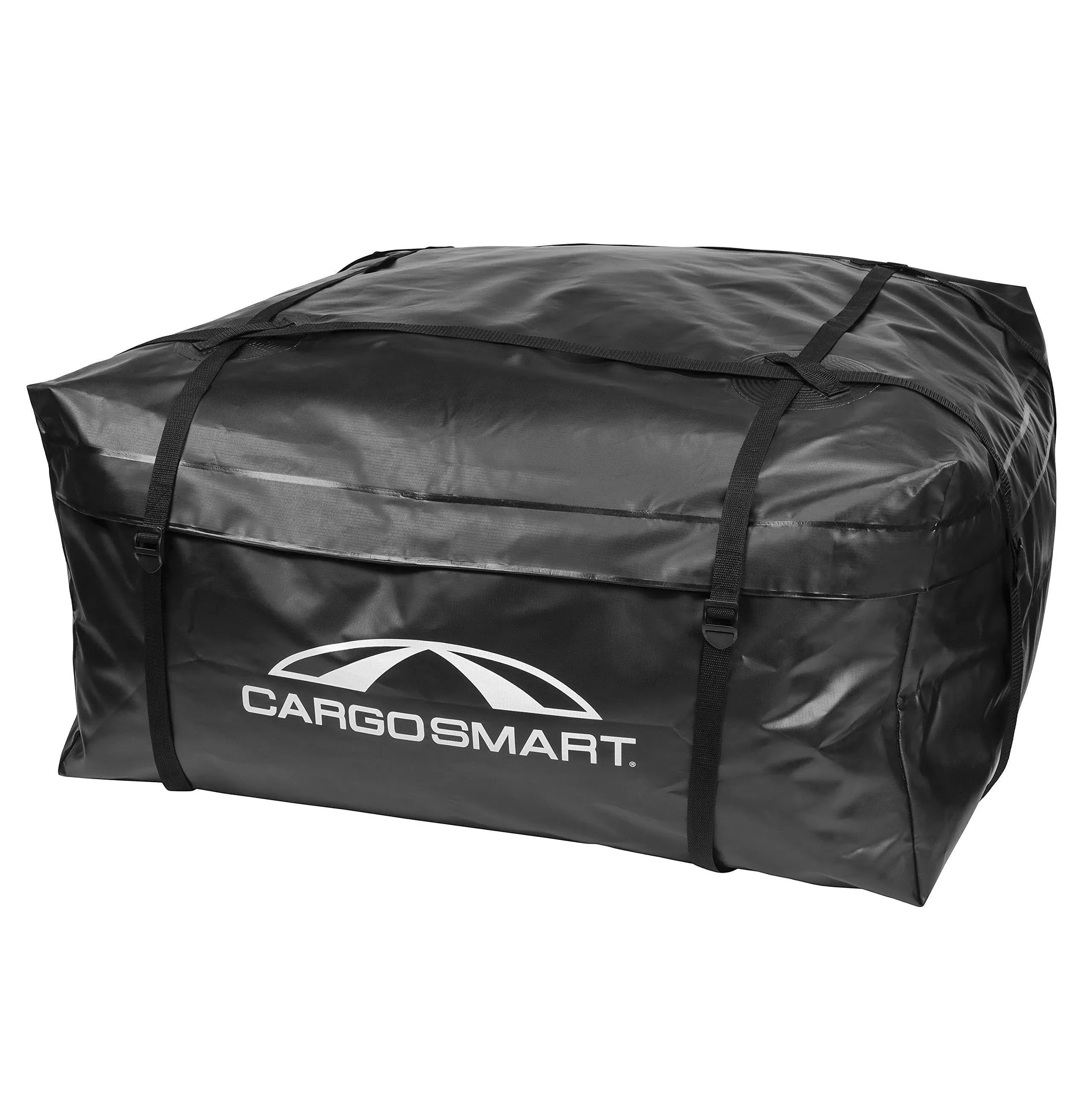 CargoSmart Rainproof Roof Top Cargo Carrier — Soft Sided Cargo Bag Carrier for Car Top, 36”x30”x16” — Up to 10 Cubic Feet of Storage, Easily Mounts to Vehicle’s Bare Roof, Roof Rack or Roof Top Basket