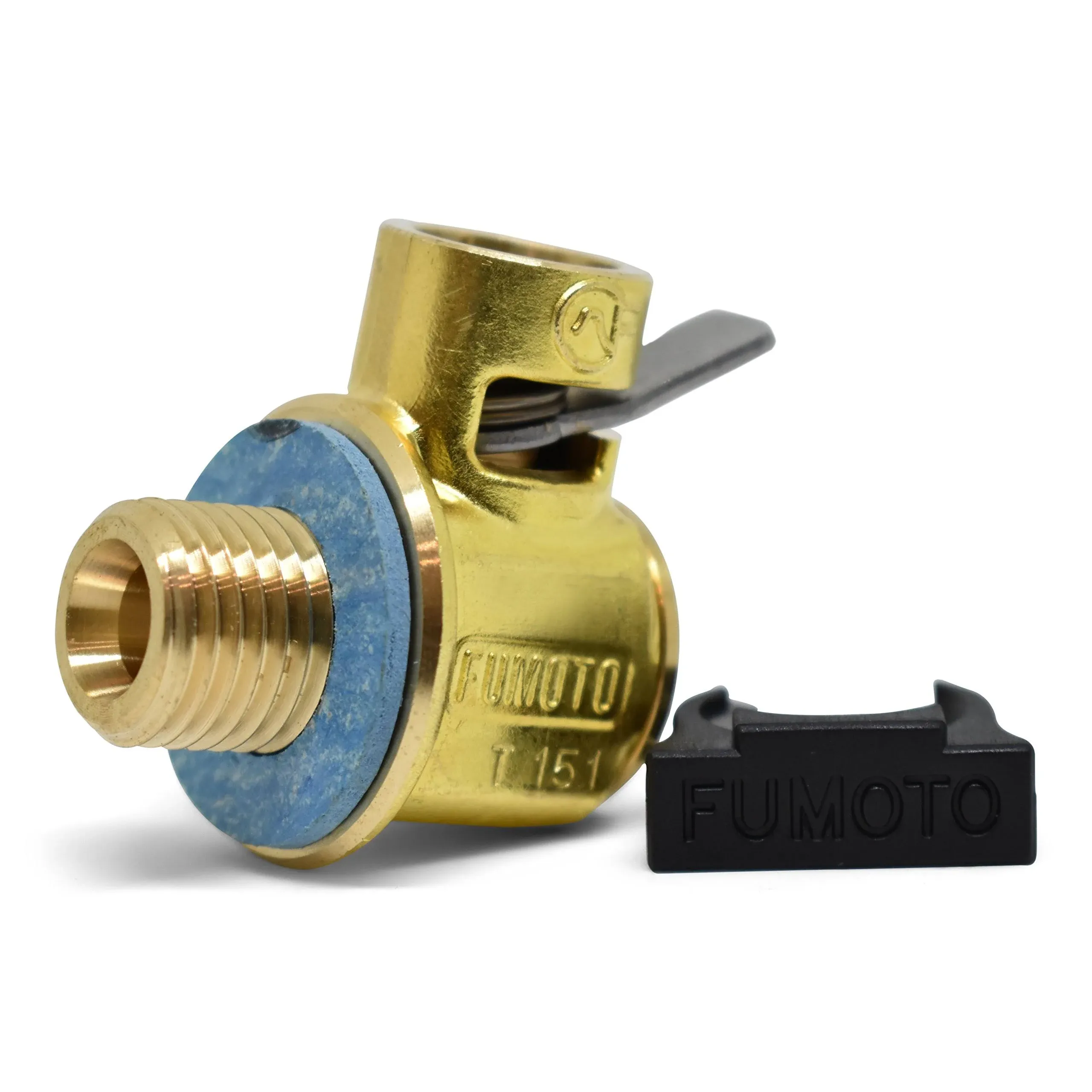 Original Fumoto F-105 with LC-10 lever clip F-Series Engine Oil Drain Valve, 1 Pack Golden