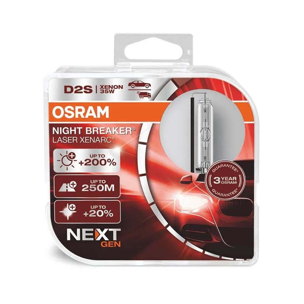 XENARC NIGHT BREAKER LASER 66240XNN Xenon Bulb D2S OSRAM 3200 lm