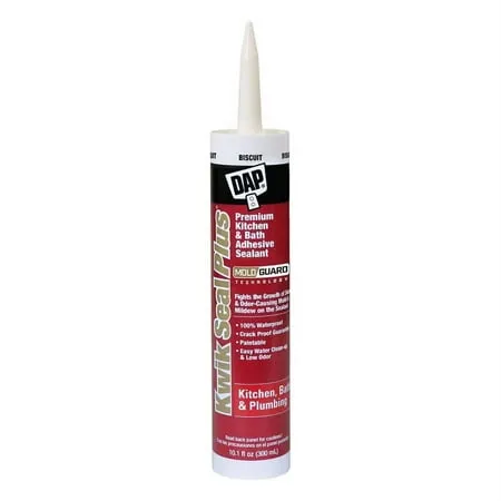 Dap 18519 10.1oz Biscuit Kwik Seal Plus Kitchen Bath Adhesive Sealant