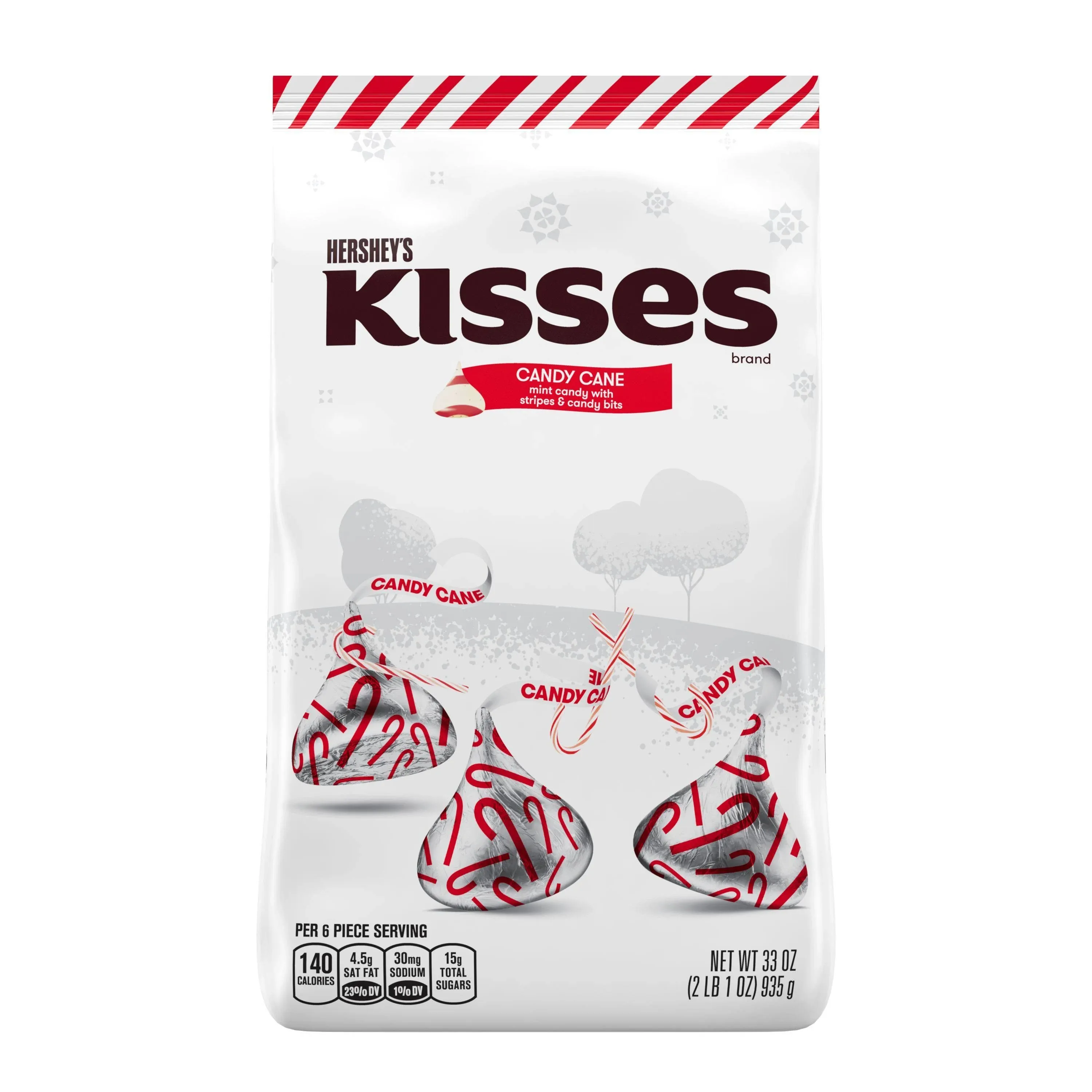 Hershey's Kisses Candy Cane