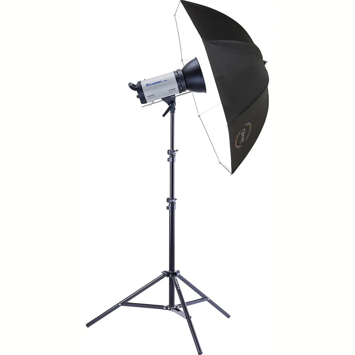 Flashpoint Solo Umbrella Portrait 1220M MonoLight Kit