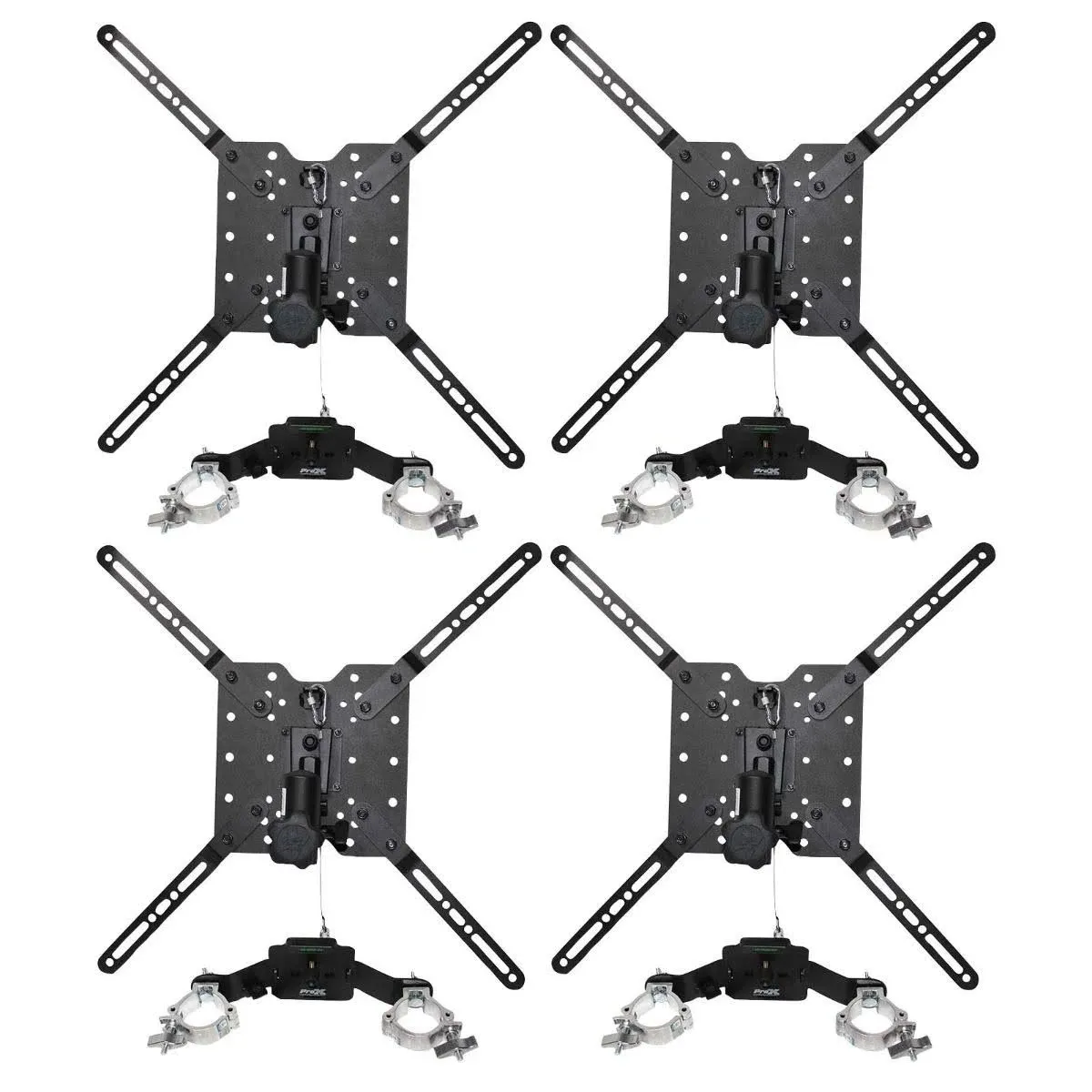 ProX XT-MEDIAMOUNT 32&#034; to 80&#034; TV Bracket Trussing Mounts 4 Pack