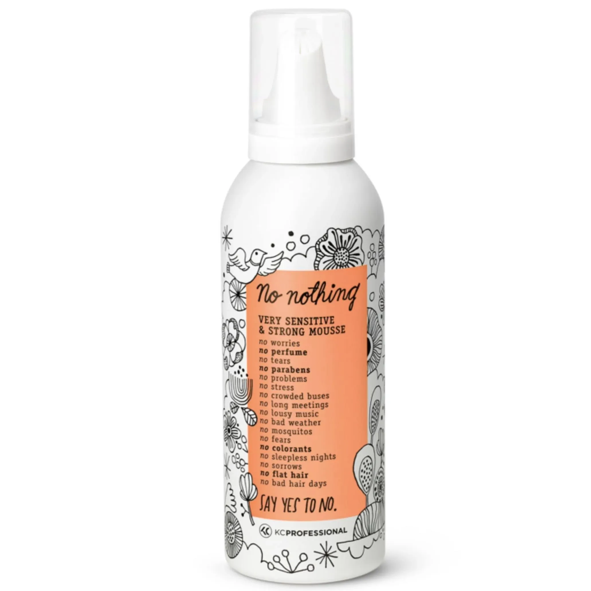 No Nothing Very Sensitive - Fragrance Free Strong Mousse