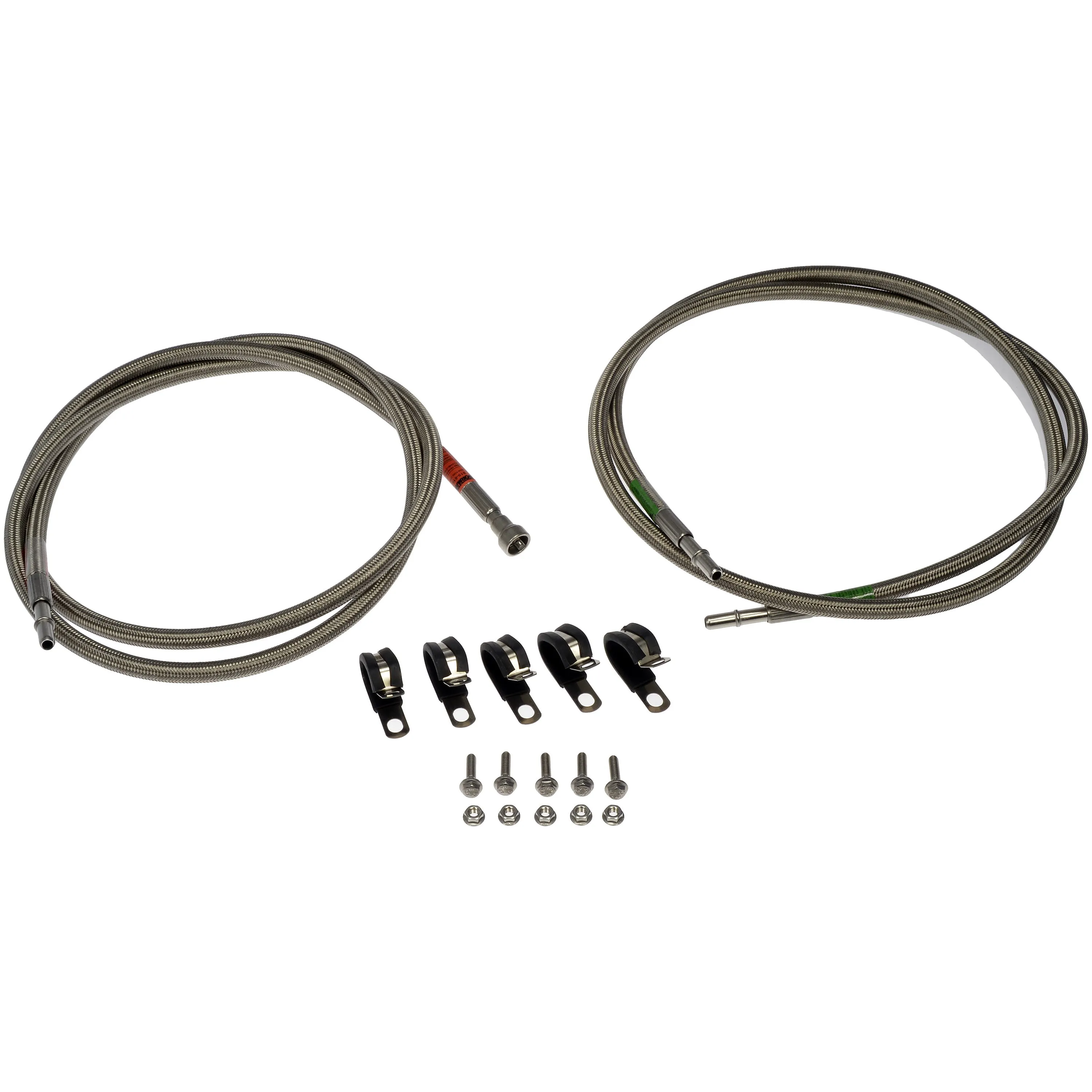 Dorman® 819-816 OE Solutions Series Fuel Line - Silver, Stainless Steel, Fuel Line, Direct Fit, Sold individually