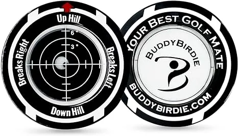 BUDDYBIRDIE Birdie Putt Green Reader Pro | Poker Chip Style Ball Marker Compact ...