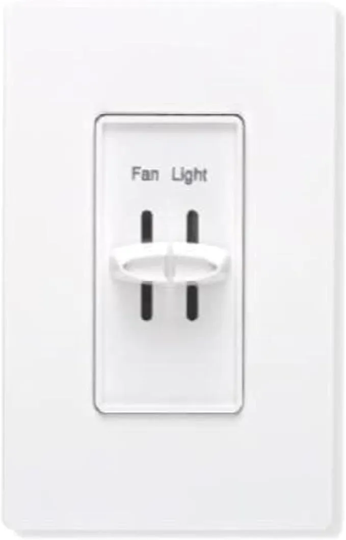 Fan and Light Slide Dimmer Switch