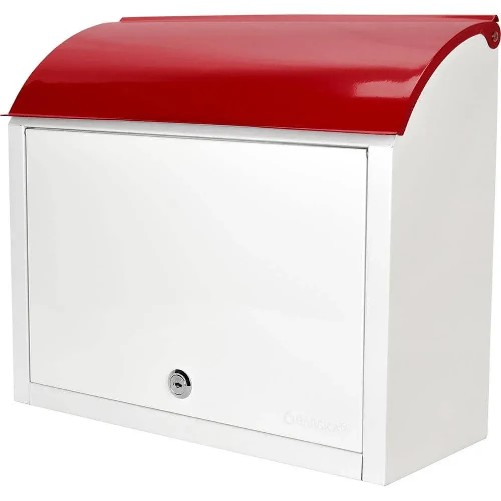 Barska Wall Mount Multi-Purpose Locking Mail Suggestion Drop Box with Key Lock for Home Office Classroom