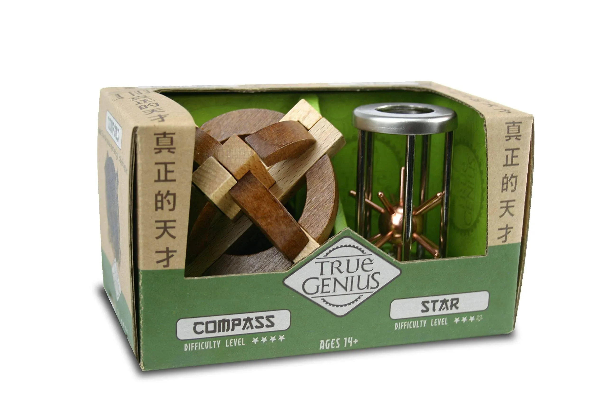 True Genius Compass and Star Puzzle