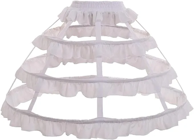 GRACEART Victorian Dress Pannier Hoop Skirt Bustle Cage Skirt