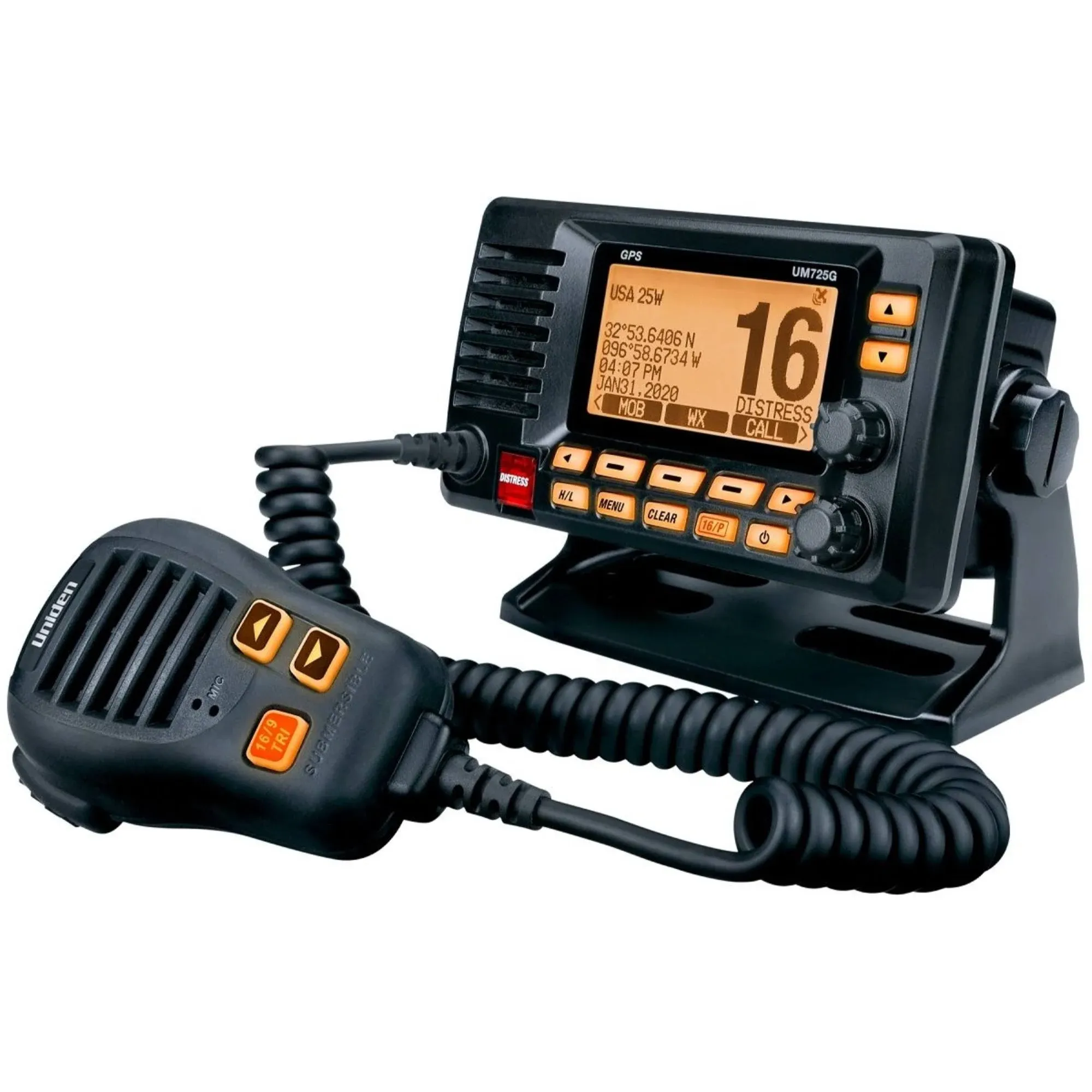 Uniden UM725GBT Black VHF