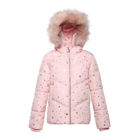 Rokka&Rolla Girls' Heavyweight Puffer Jacket Bubble Coat