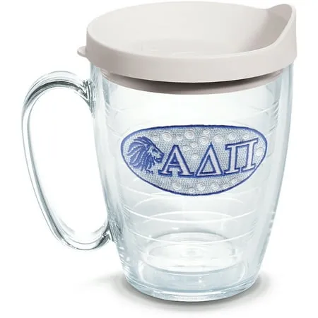 Tervis Sorority - Alpha Delta Pi Made in USA Double Walled Insulated Tumbler Travel Cup Keeps Drinks Cold & Hot 16oz Mug Primary Logo