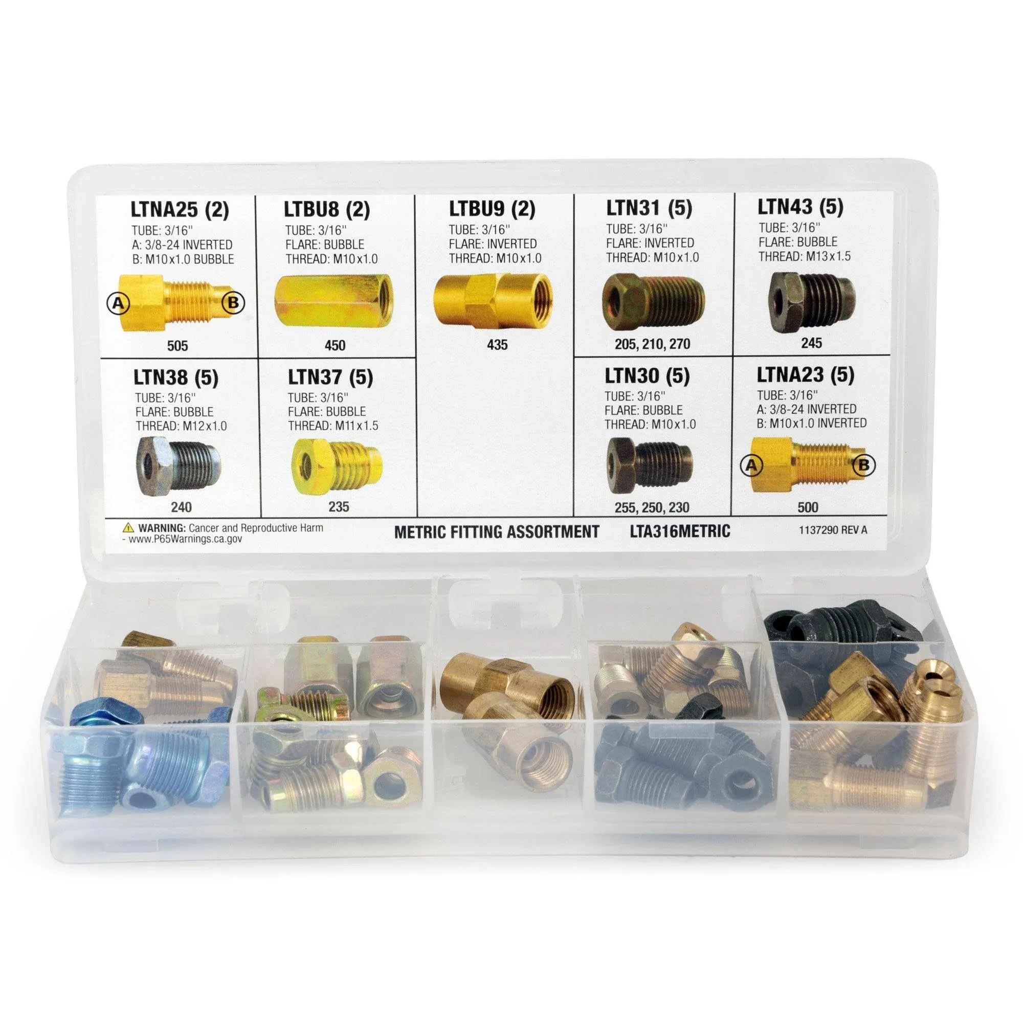 4lifetimelines | 3/16" Metric Fitting Assortment | 9 SKU