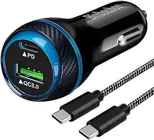 45W Type C Super Fast Car Charger