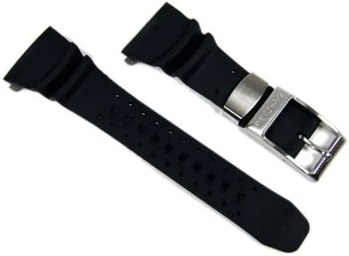 Genuine Citizen Bj8050-08e Ecozilla 29mm Black Rubber Watch Band Strap 59-s50342