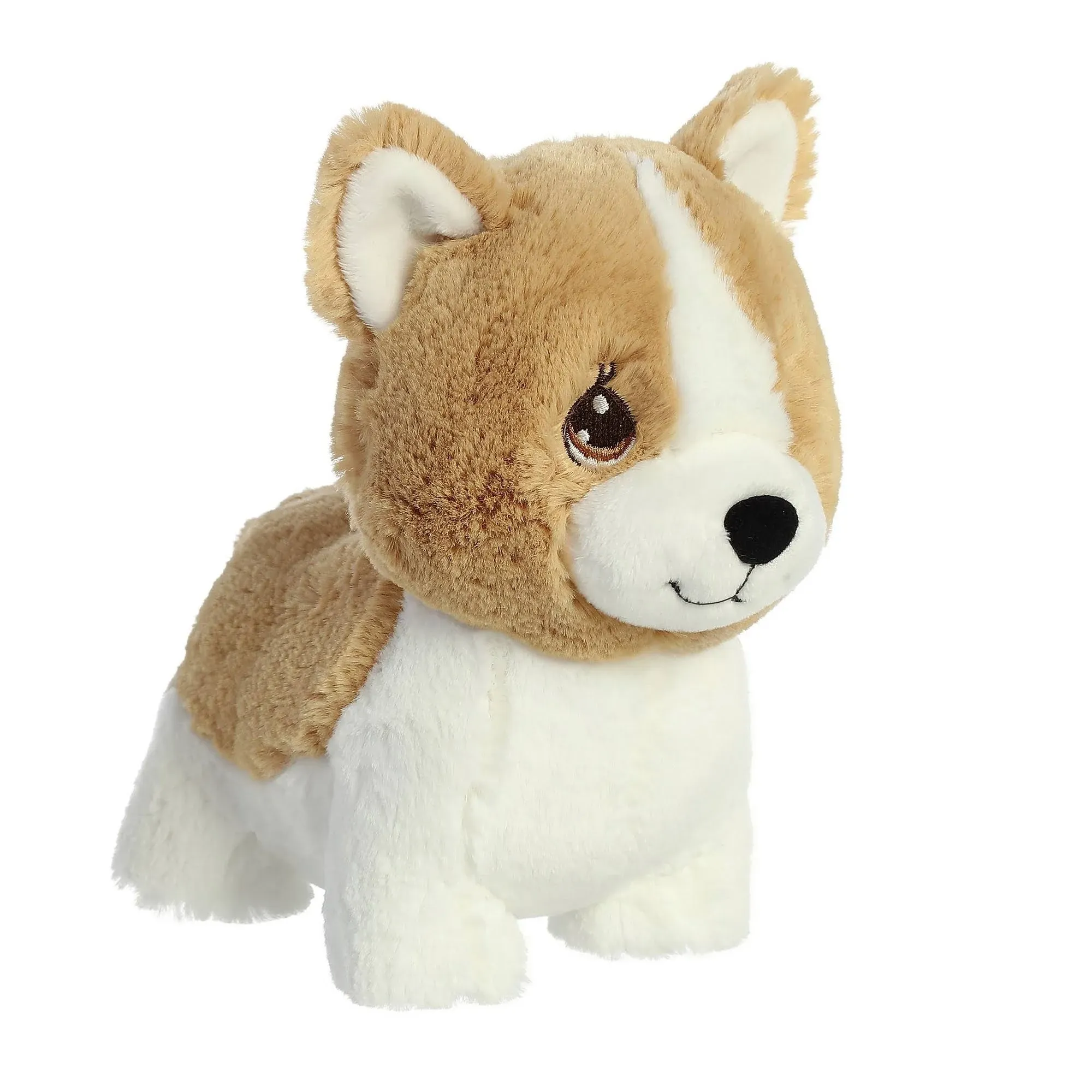 Aurora® Inspirational Precious Moments™ Colton Corgi Stuffed Animal - Cherished Memories - Enduring Comfort - Brown 8.5 Inches