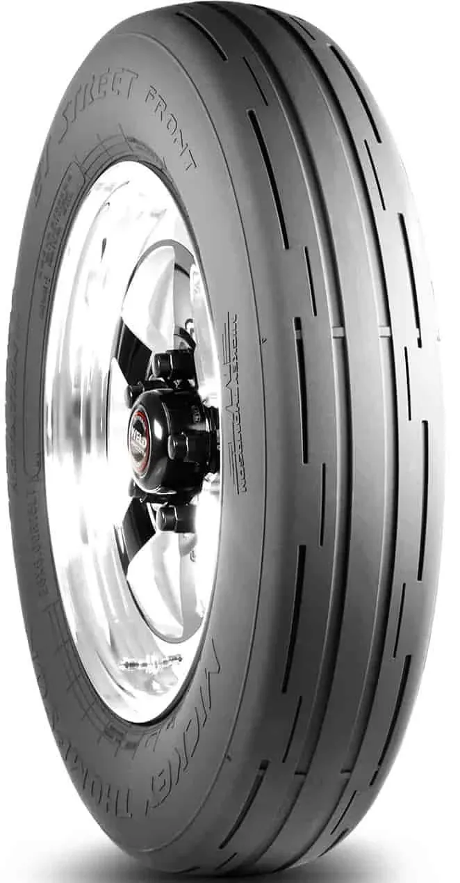 Mickey Thompson 250737 ET Street Front Radial Tire, 26x6.0-17; 3870