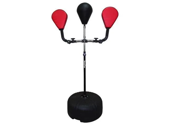 Carepeutic Unisex BetaFlex Aerobic Kicking and Boxing Trainer, Black/Red