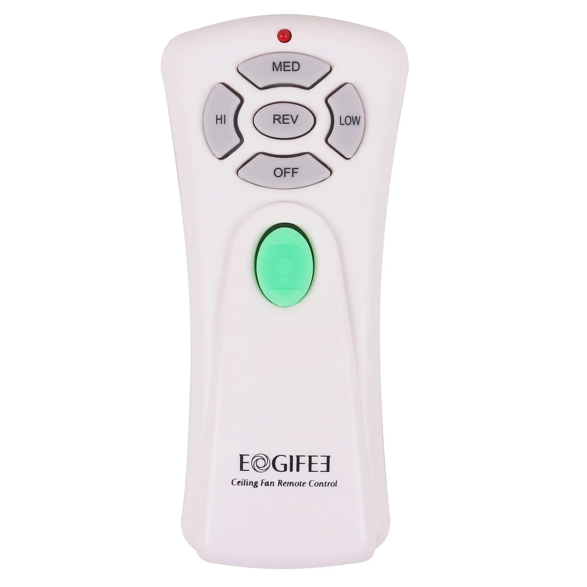 Eogifee Ceiling Fan Remote Control - 3 Speed, Light Dimmer 1