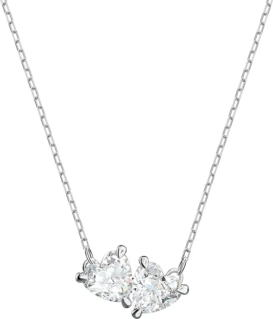 Swarovski Attract Soul Necklace, White, Rhodium Plated