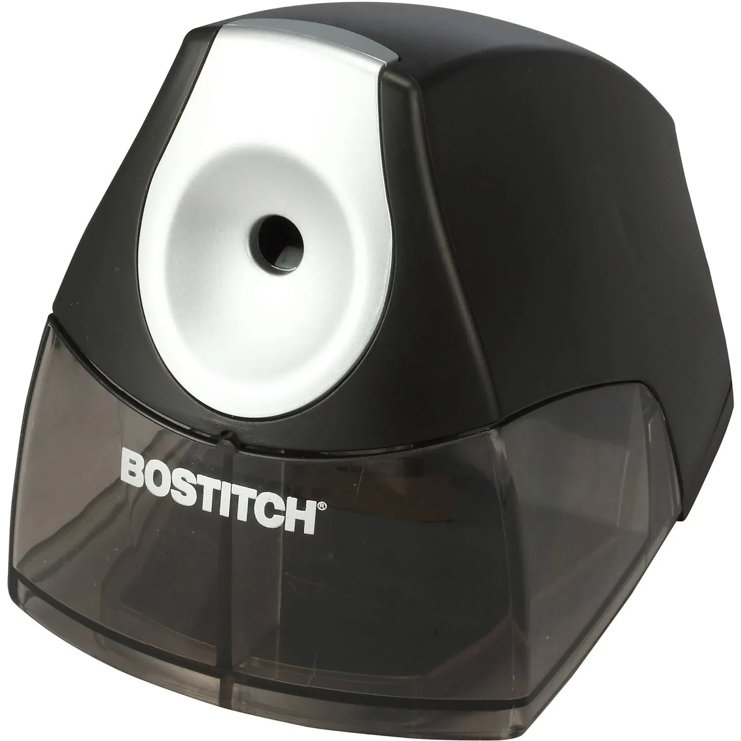 Bostitch Personal Electric Pencil Sharpener - Electrical Automatic Powerful Motor for Fast Sharpening - Compact Electric Sharpener - Includes Sharpening Tray & Safety Switch for Home, School, Office