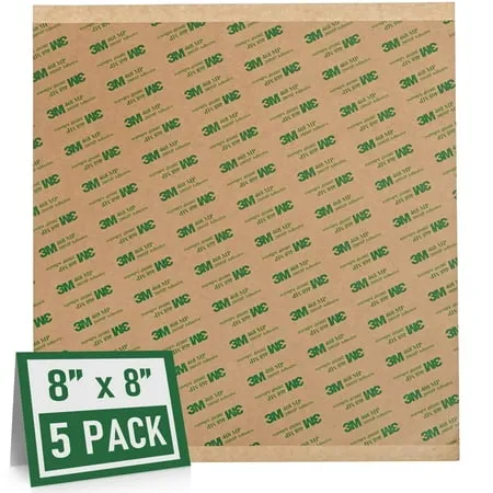 Adhesive Transfer Tape Double Sided Transfer Sheet 8 x 8 468MP (5-Pack)