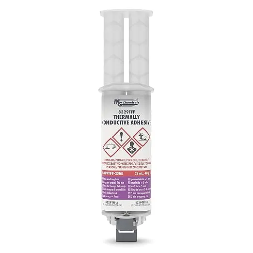 MG Chemicals - 8329TFF-25ML 8329TFF Thermally Conductive Adhesive - Fast Cure Epoxy, 25 mL Dual Dispenser