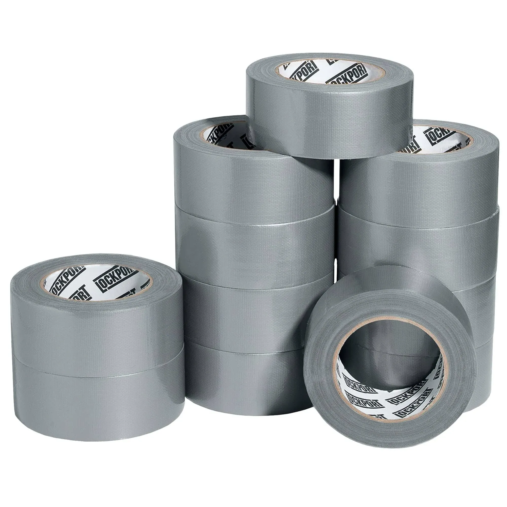 5-Pack Duct Tape, 90ft x 2in, Heavy Duty Silver, Flexible, No Residue, Tear by Hand - Bulk Value for Repairs