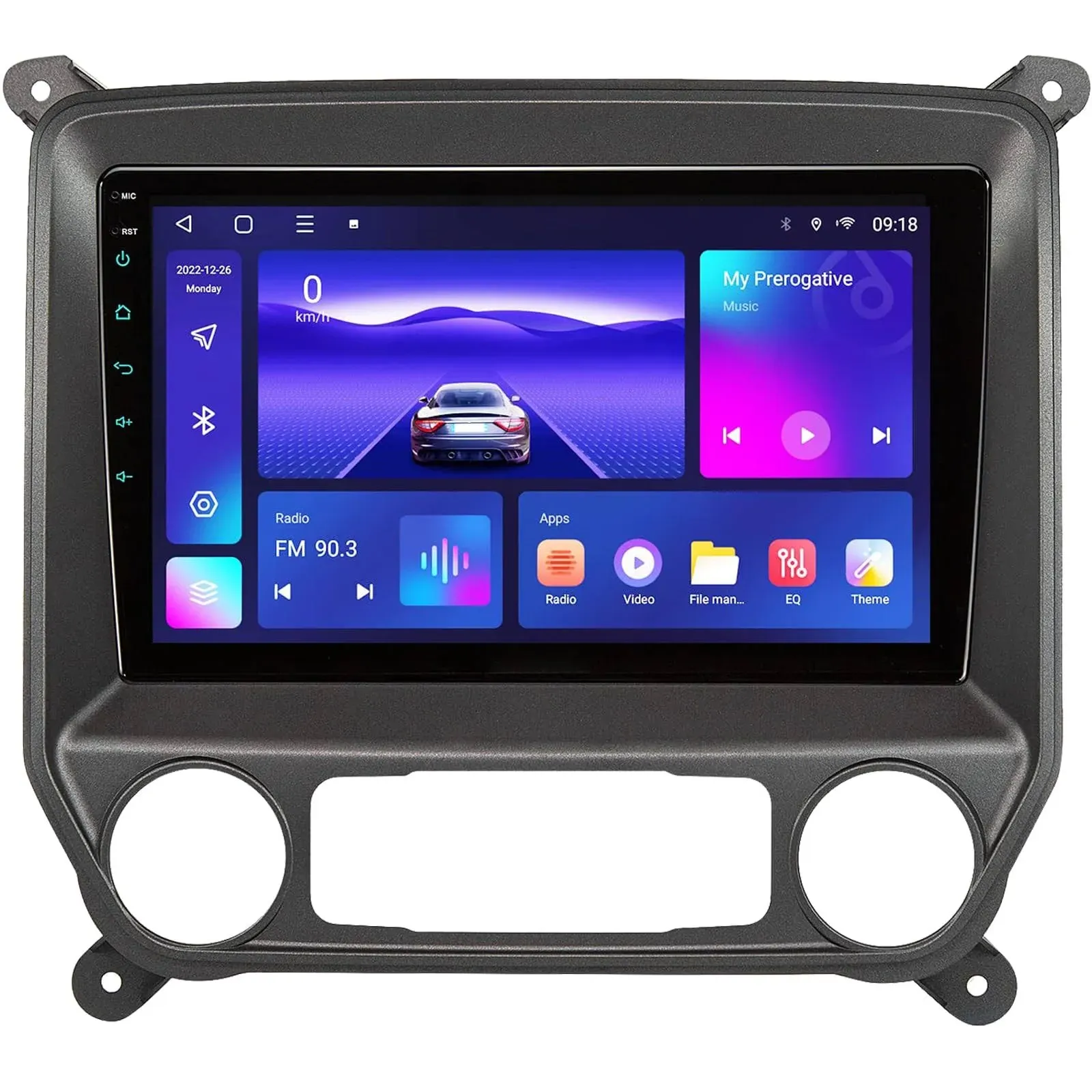 10.2 inch for Chevrolet Silverado GMC Sierra 2014-2018 Android10.0 Car Stereo ...