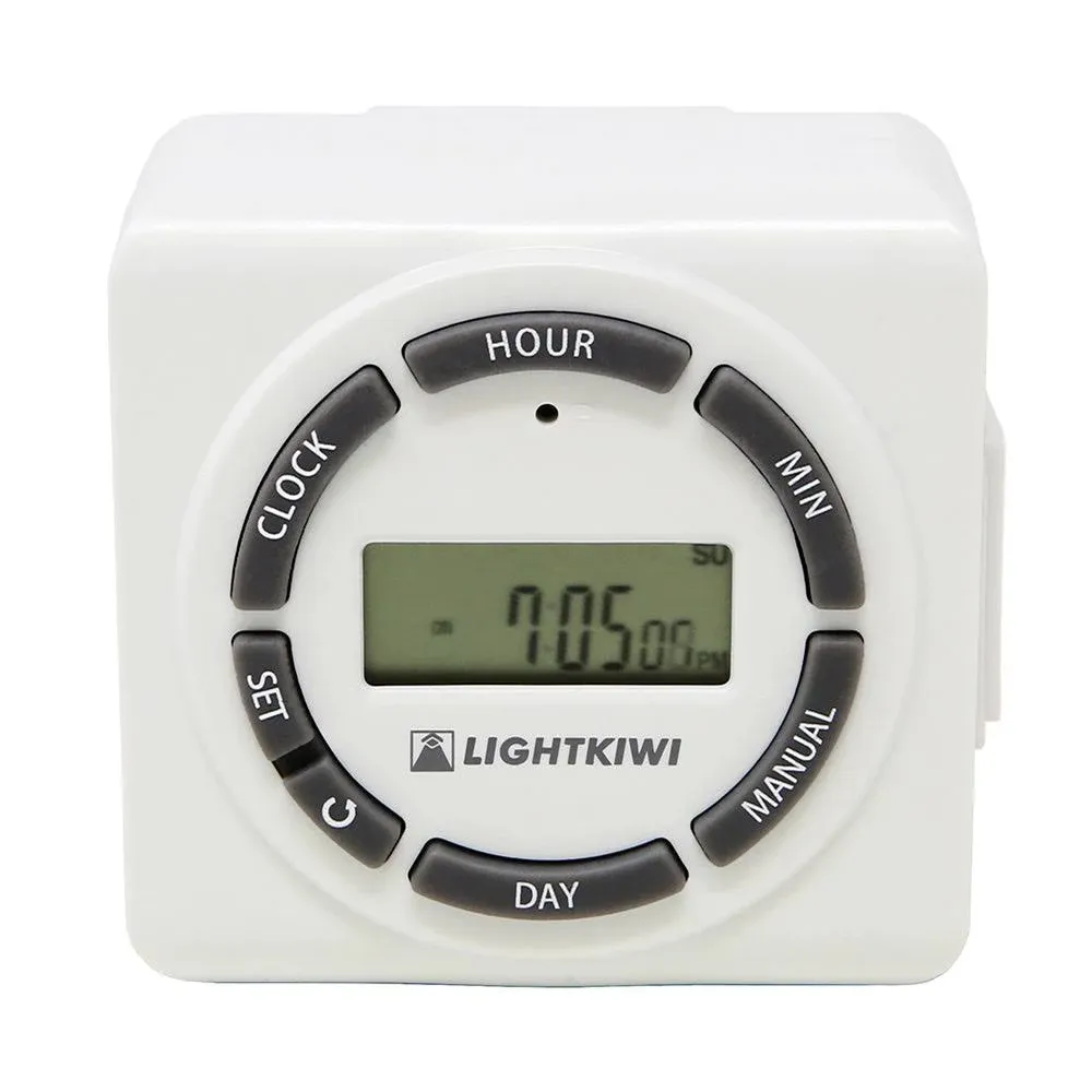 Digital Timer for Low Voltage Landscape Lighting Transformer