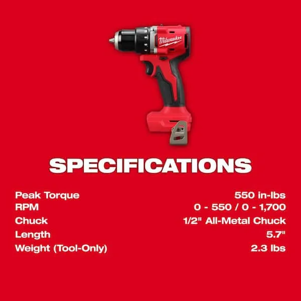 M18 Compact Brushless 1/2" Drill/ Driver