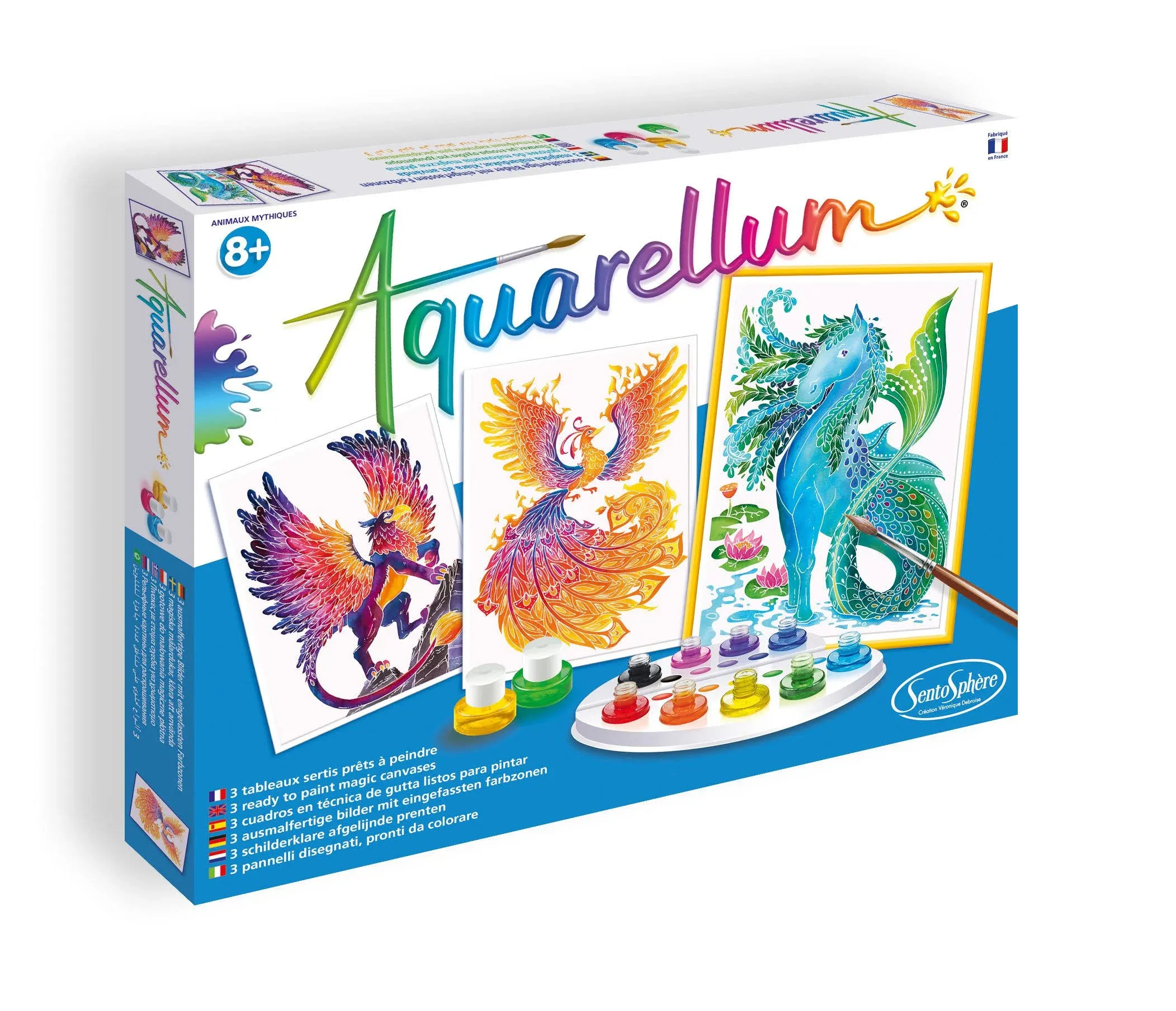 New - SentoSphere USA Aquarellum Large - Mythical Animals - Ages 7+ | 1 player