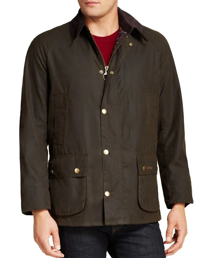 Barbour Ashby Wax Jacket - Navy