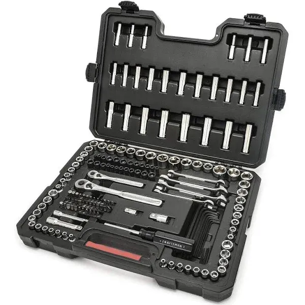 Craftsman 165 pc Mechanics Tool Set Standard Metric Socket Ratchet Case