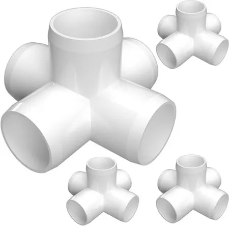 FORMUFIT 5-Way Furniture Grade PVC Cross Fitting