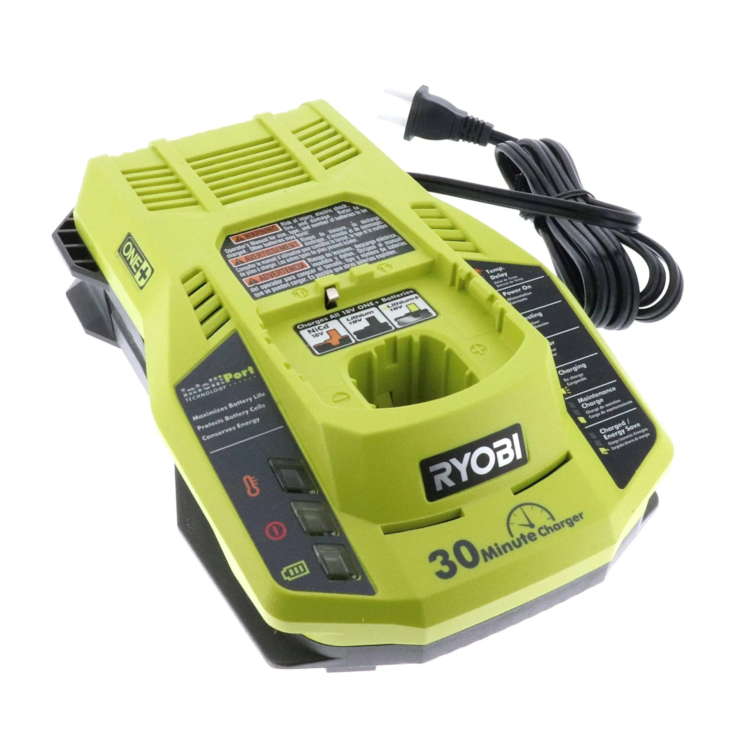 Ryobi P117 - 18-Volt ONE+ Dual Chemistry IntelliPort Charger