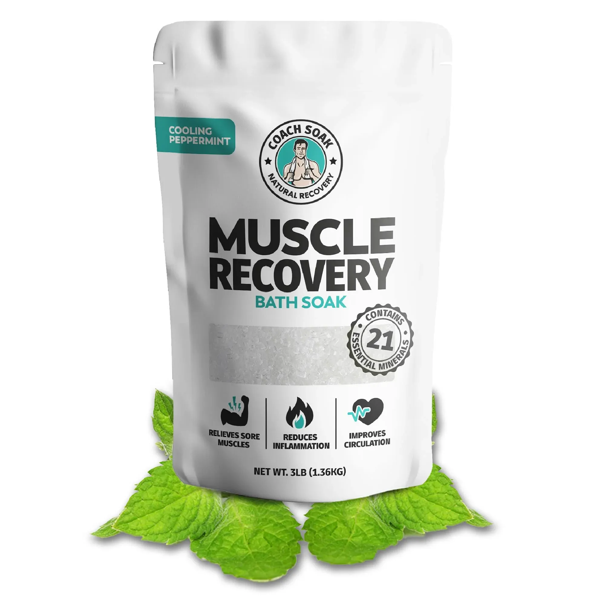 Coach Soak: Muscle Recovery Bath Soak - Natural Magnesium Muscle Relief & Joint ...