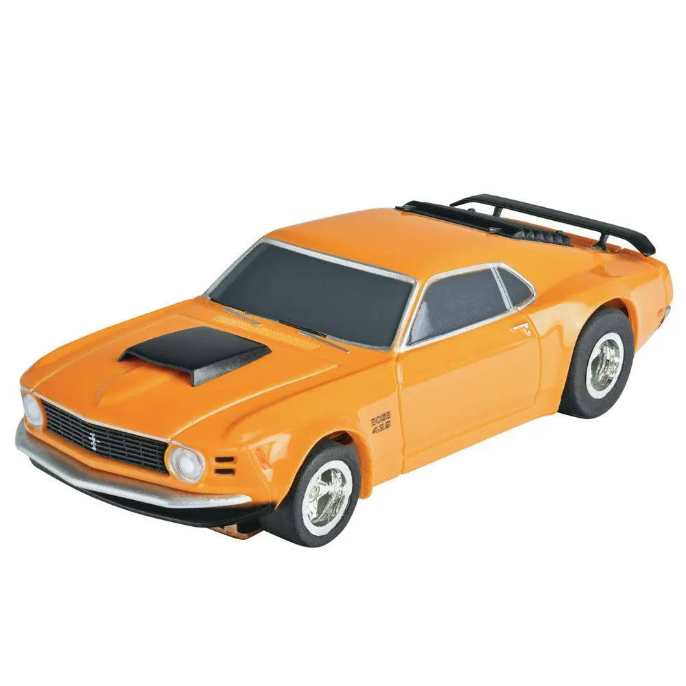 21050 AFX MEGA G PLUS FORD MUSTANG BOSS 429 ORANGE TOMY AURORA  COLLECTOR SERIES