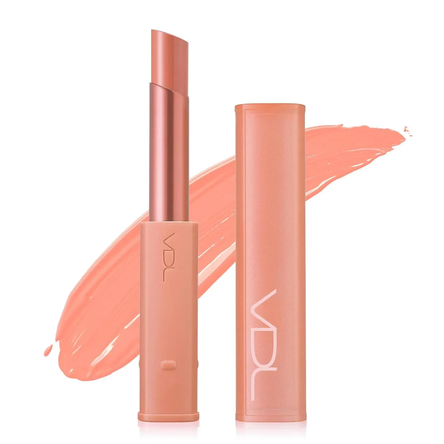 VDL Lip Stain Comfort Slip Lipstick 01, Flirting Beige - Lightweight, Matte ...