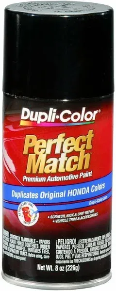 Dupli-Color BHA0941 Black Metallic Honda Perfect Match Automotive Paint - 8 oz.