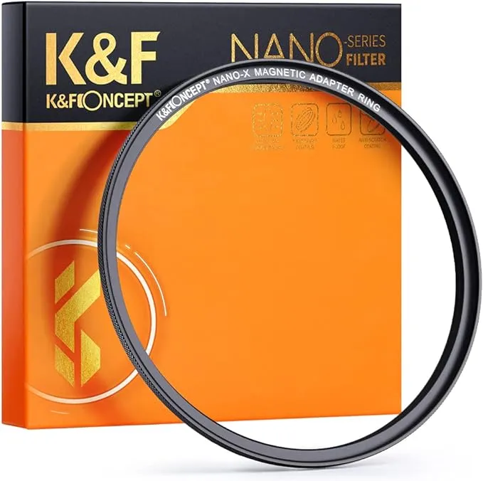 K&amp;F 82mm Magnetic Adapter Ring (Works ONLY with K&amp;F Concept Magnetic Filters)