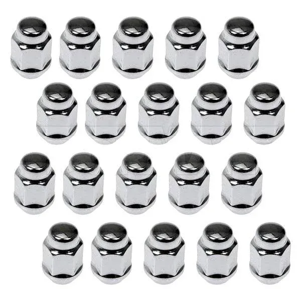 Dorman 711-265 Wheel Nut Chrome Acorn Bulge Seat 1/2-20 Compatible With Select ...