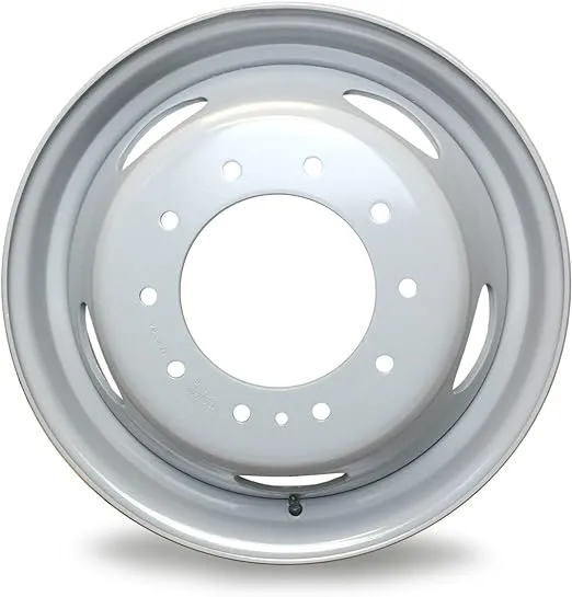 New Single 19.5" 19.5x6 10 Lug Steel Wheel for Dodge RAM 4500 5500 2008-2025 Super Duty Dually Gray OEM Design Replacement Rim